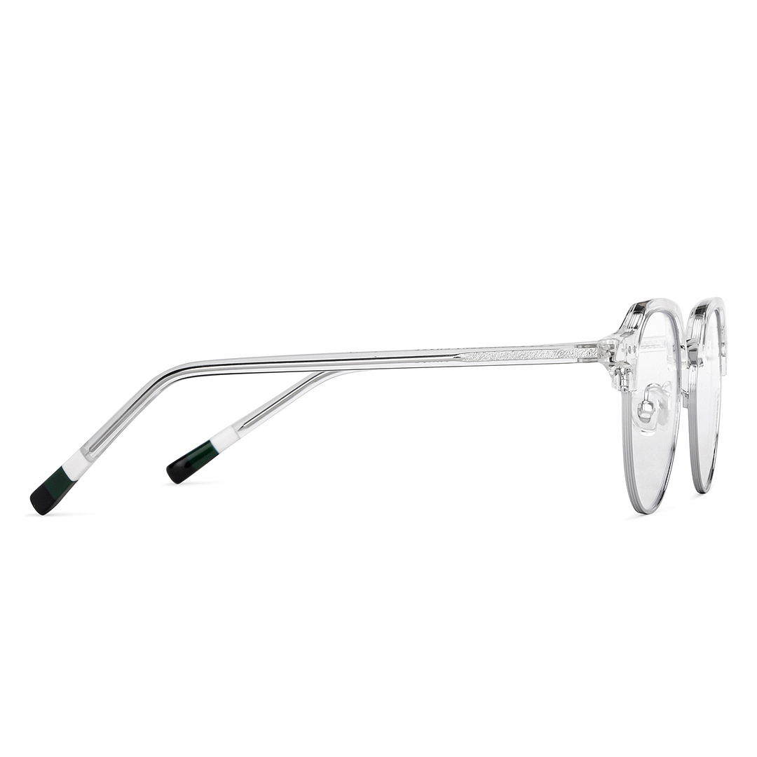 Vincent Chase Online Silver Full Rim Clubmaster left side