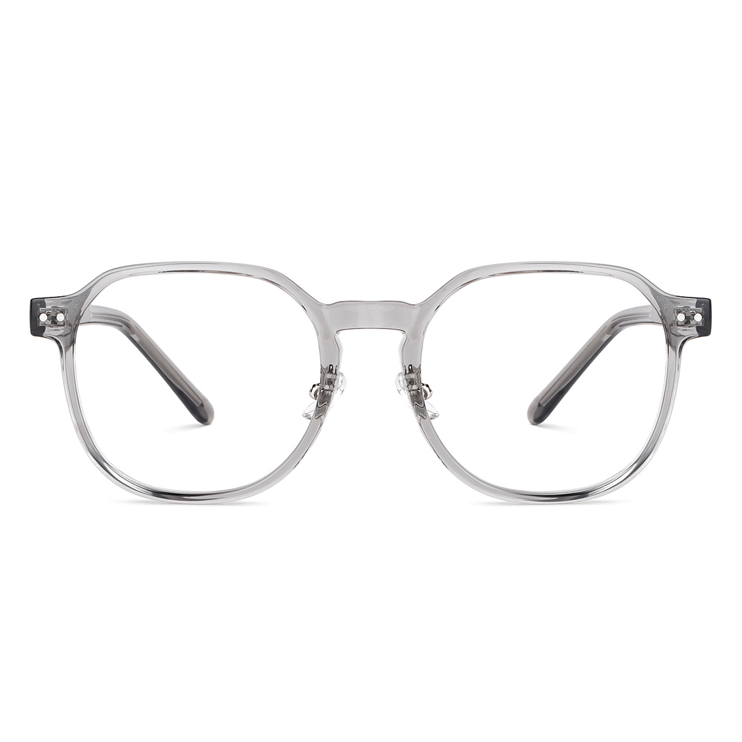 Vincent Chase Online Gray Transparent Full Rim Geometric right side