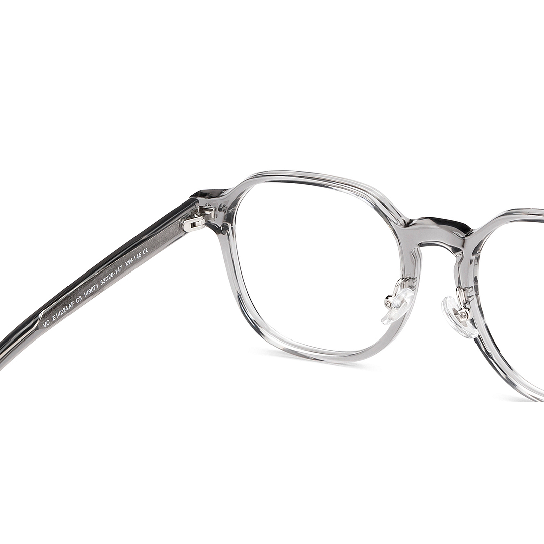 Vincent Chase Online Gray Transparent Full Rim Geometric right side