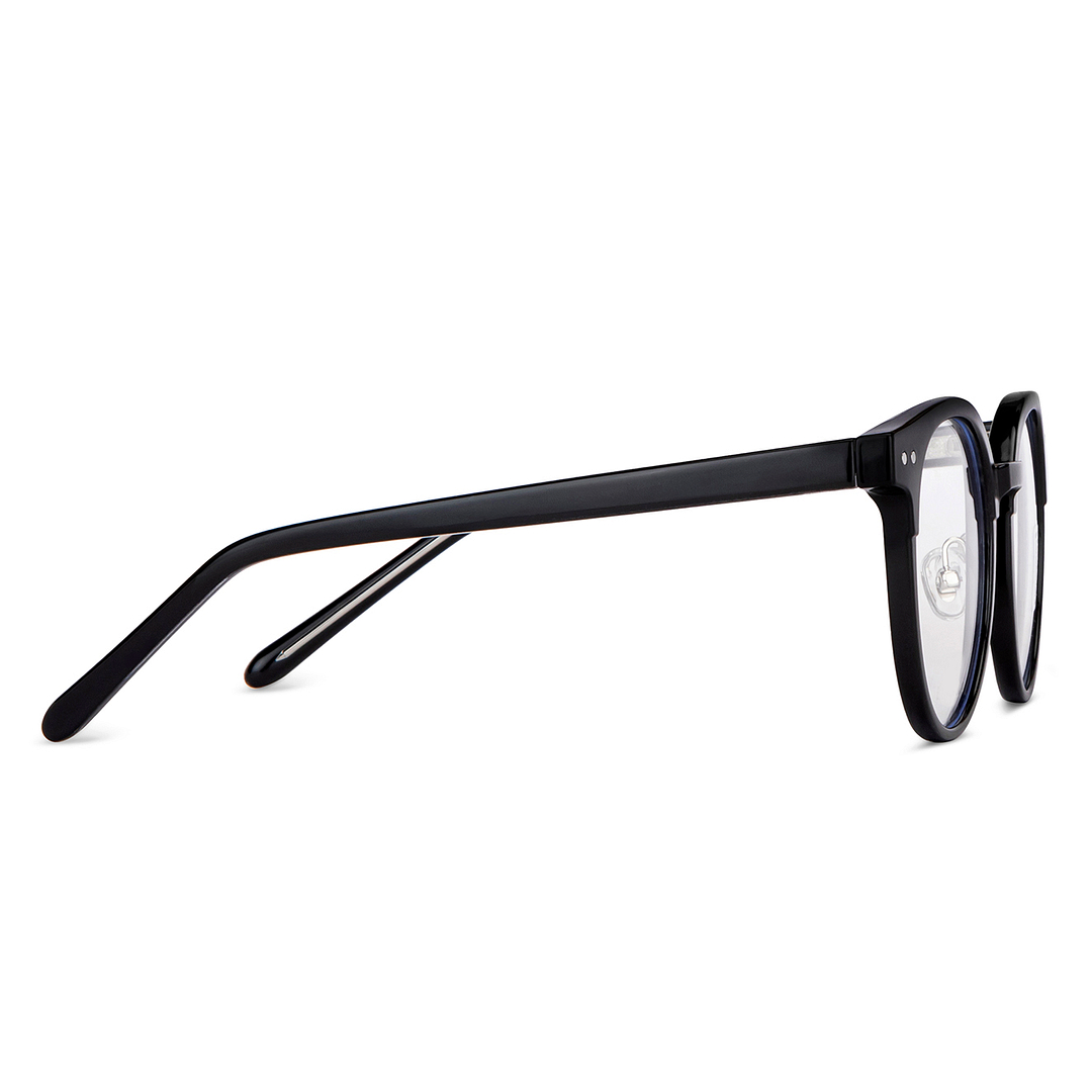 Vincent Chase Online Black Full Rim Round left side