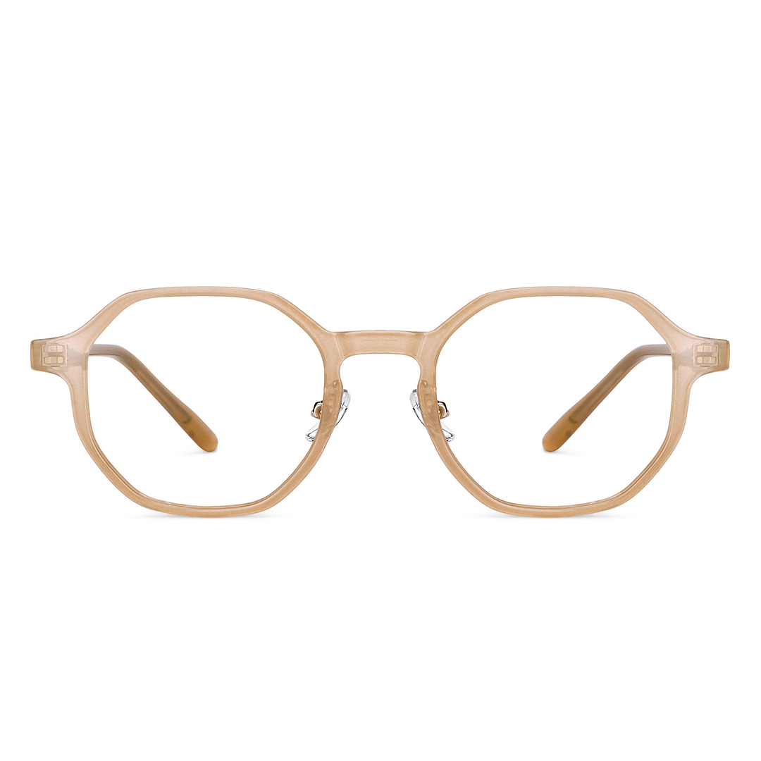 Vincent Chase Online Brown Transparent Full Rim Geometric right side