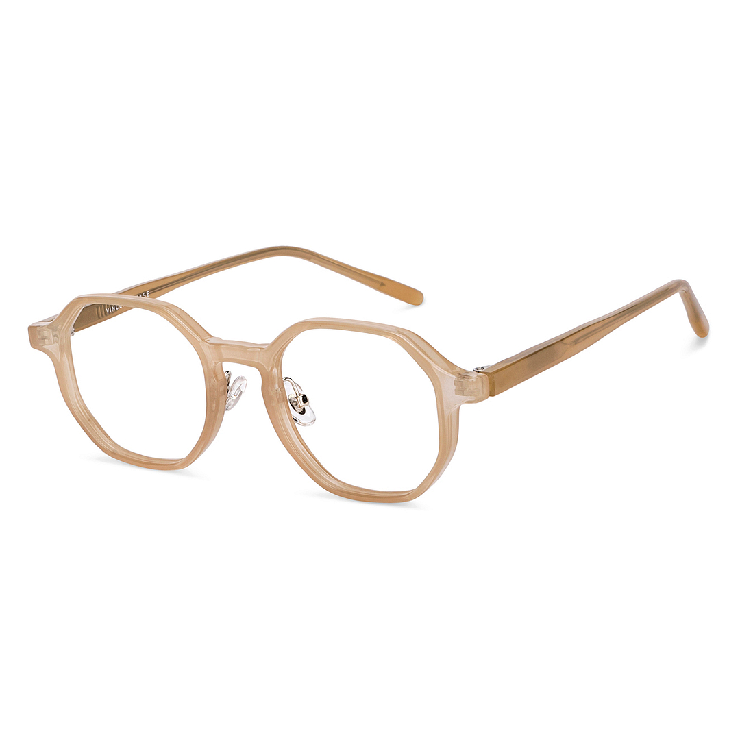 Vincent Chase Online Brown Transparent Full Rim Geometric right side