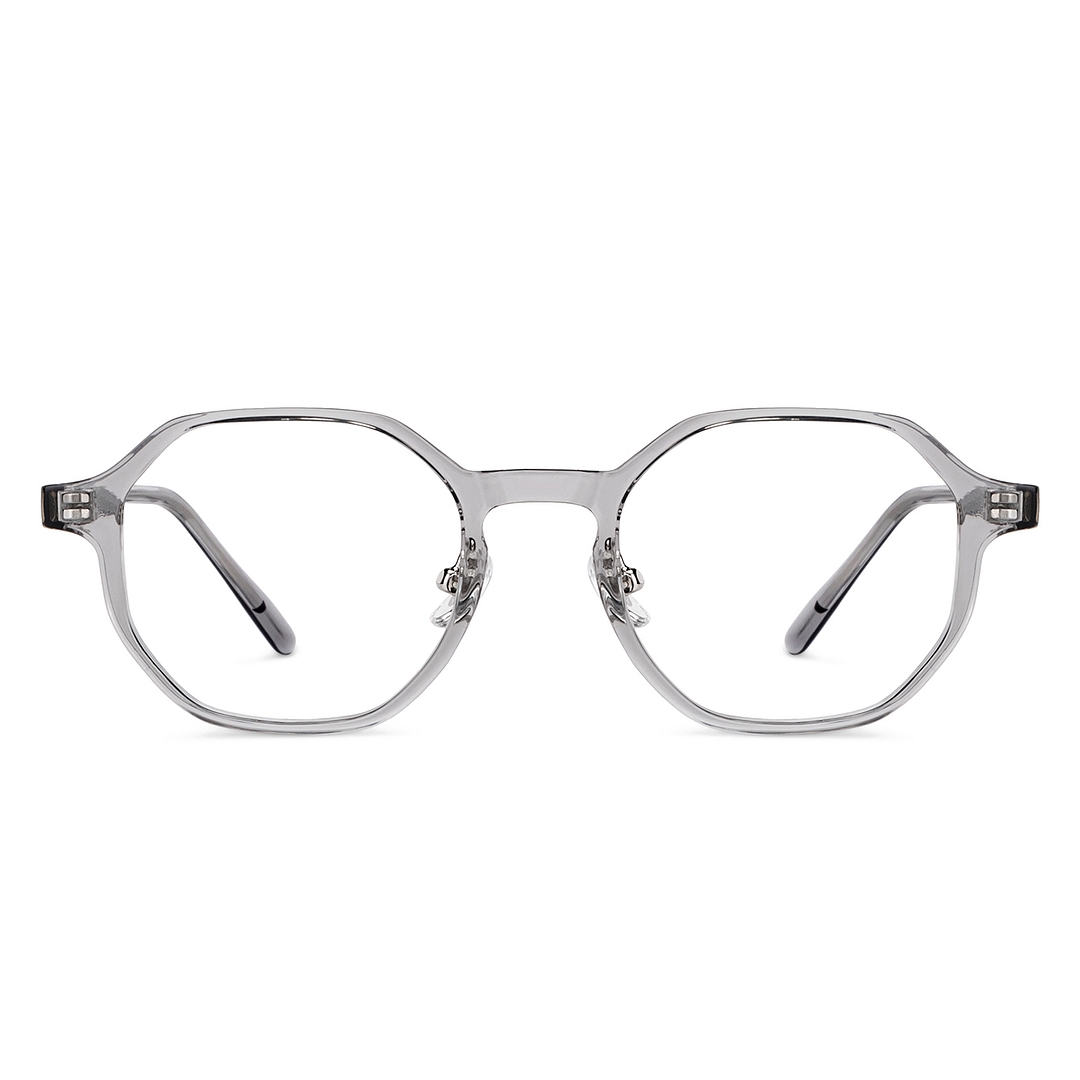 Vincent Chase Online Gray Transparent Full Rim Geometric right side