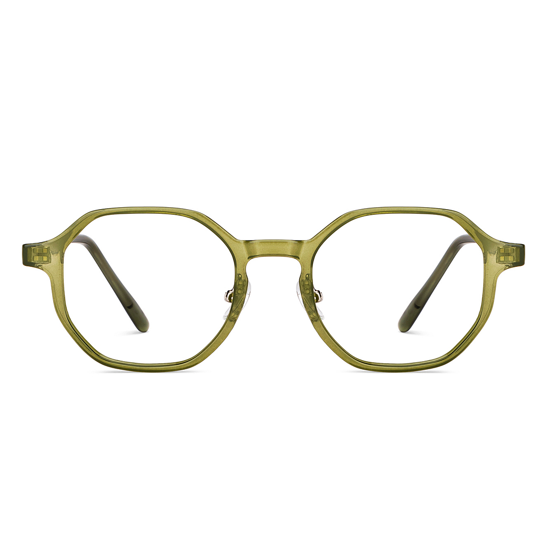 Vincent Chase Online Green Transparent Full Rim Geometric right side