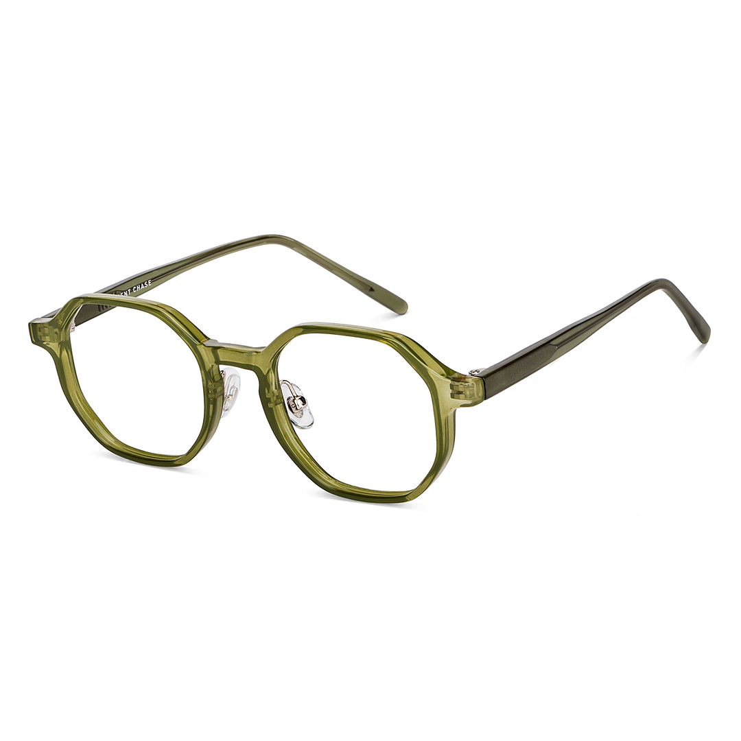 Vincent Chase Online Green Transparent Full Rim Geometric right side