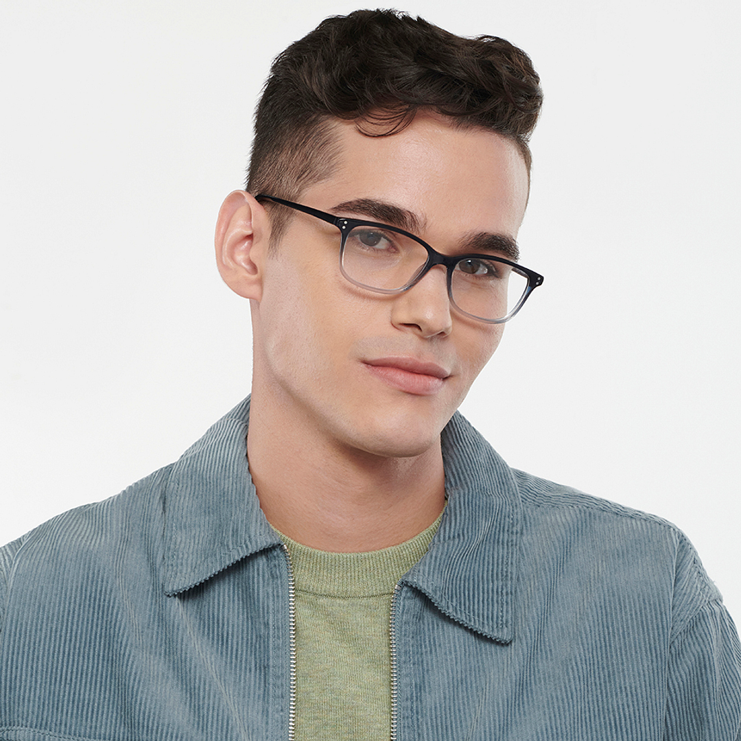 Vincent Chase Online Black Full Rim Rectangle left side