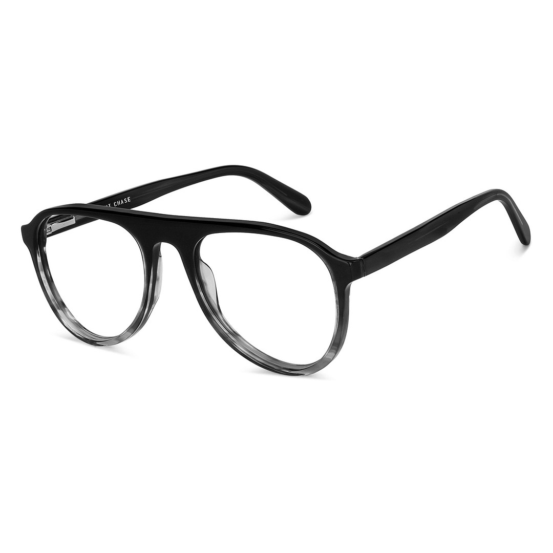 Vincent Chase Online Black Transparent Full Rim Aviator right side