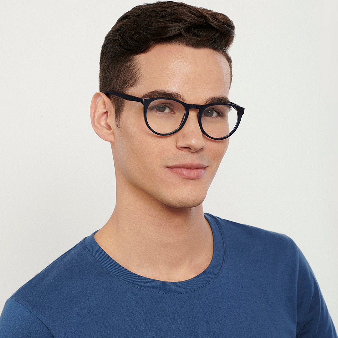 Vincent Chase Online Sky Blue Full Rim Round right side