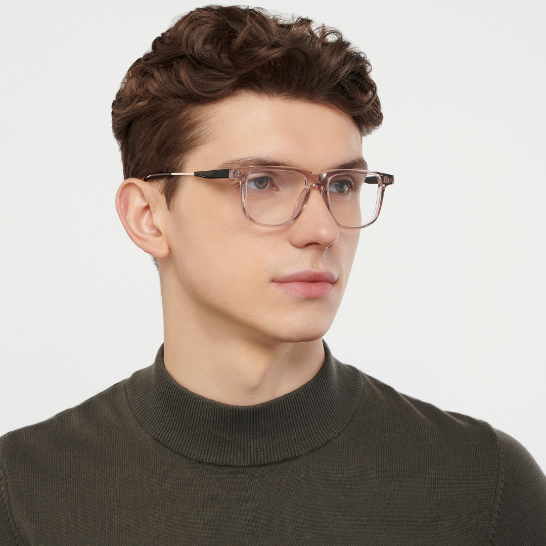 Vincent Chase Online Brown Transparent Full Rim Square right side