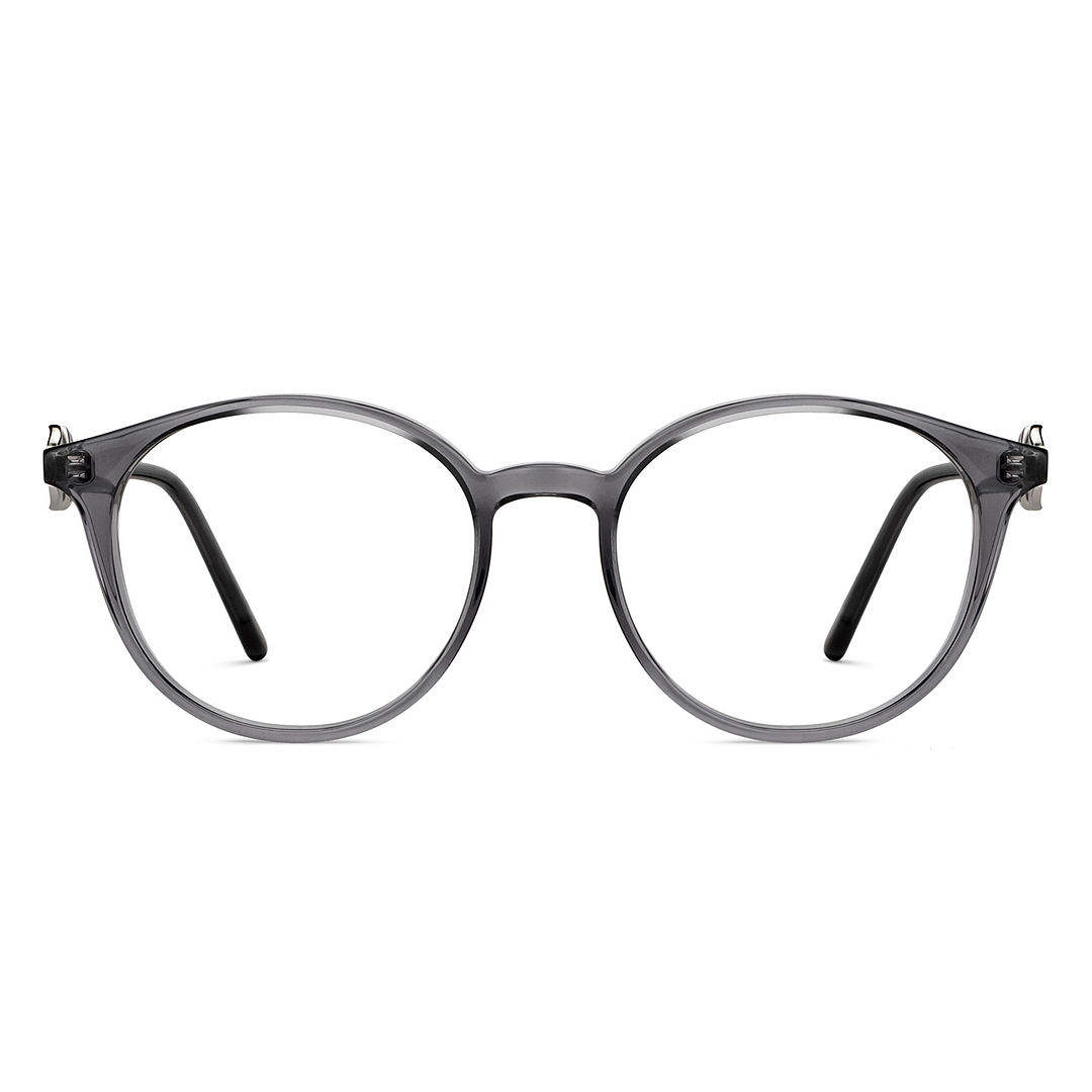 Vincent Chase Online Gray Transparent Full Rim Round left side
