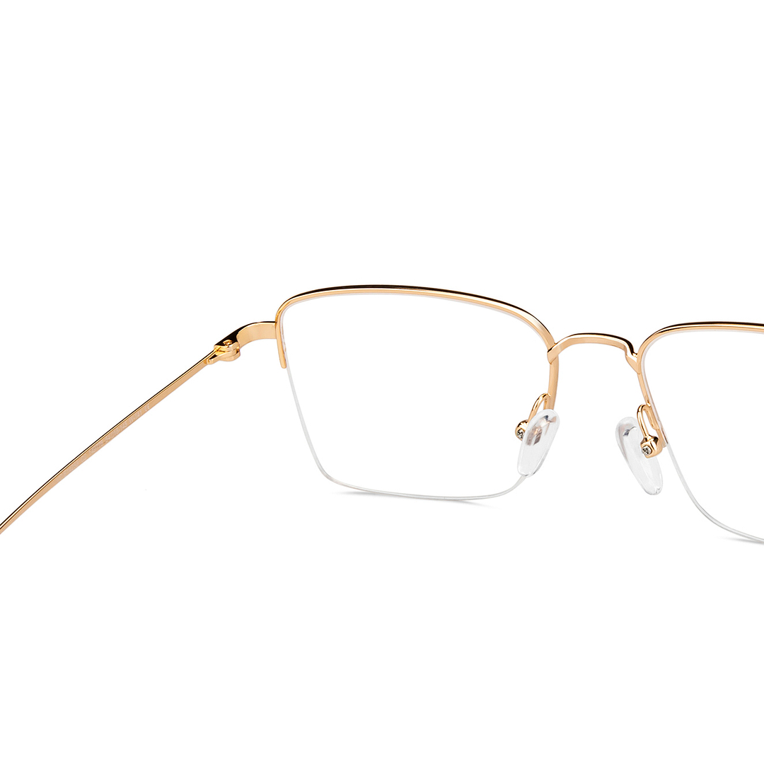 Vincent Chase Online Gold Half Rim Square right side