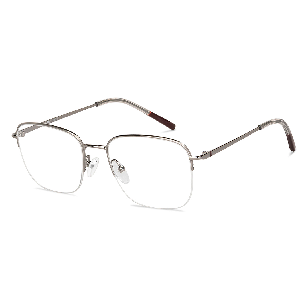 Vincent Chase Online Silver Half Rim Square right side