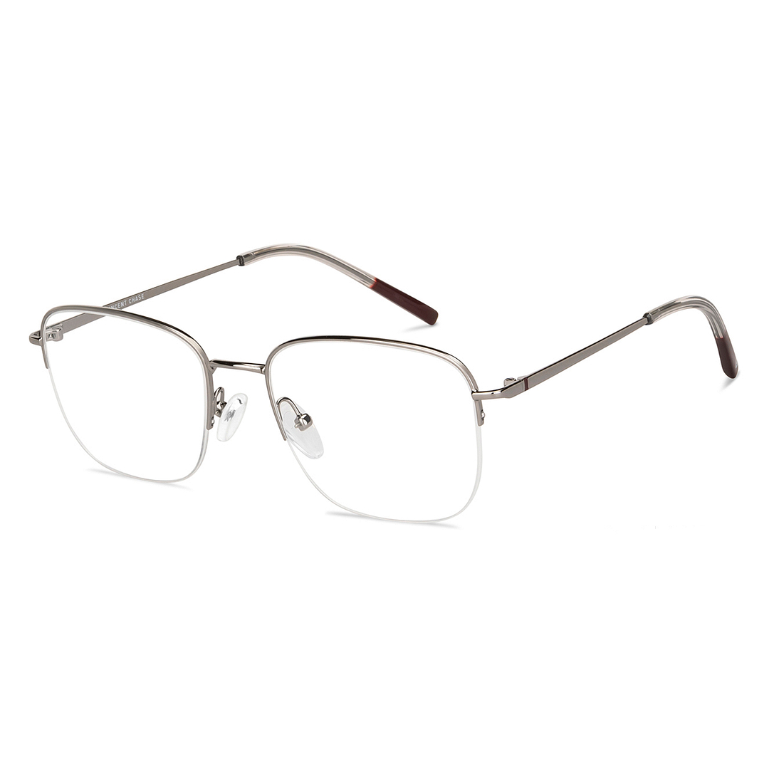 Vincent Chase Online Silver Half Rim Square right side