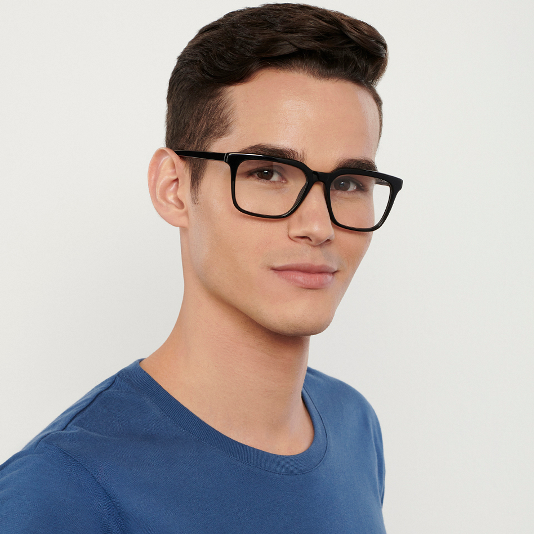 Vincent Chase Online Black Full Rim Square right side