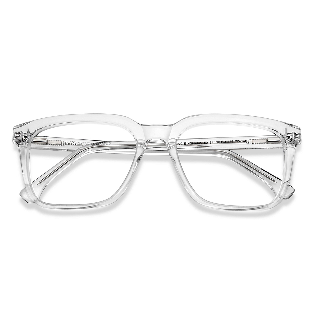 Vincent Chase Online Crystal Transparent Full Rim Square left side