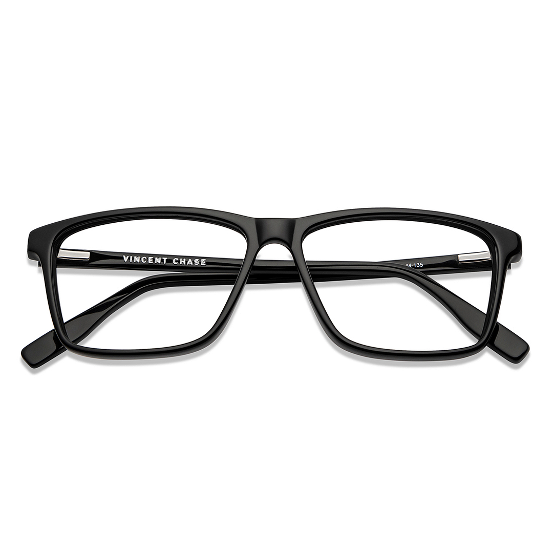 Vincent Chase Online Black Full Rim Rectangle left side