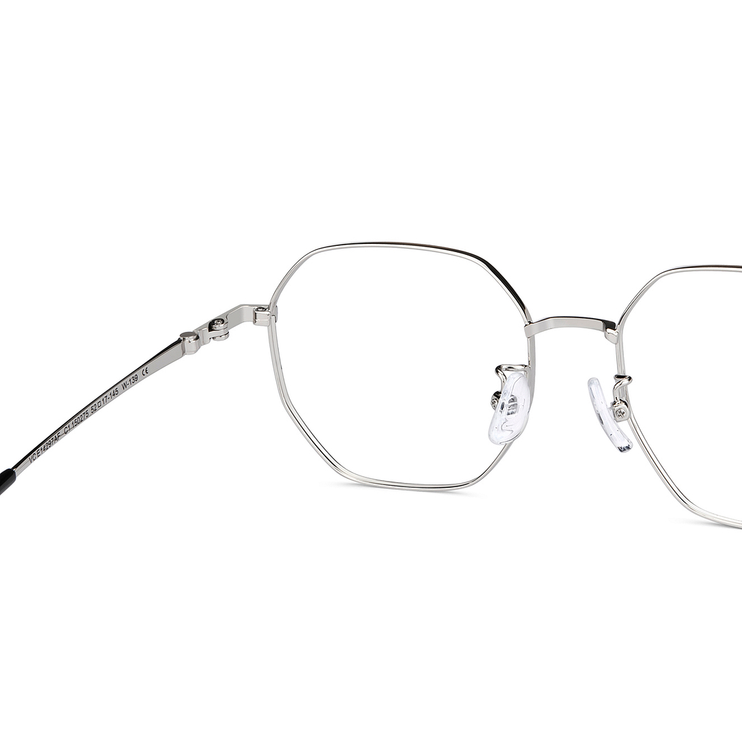 Vincent Chase Online Silver Full Rim Geometric right side