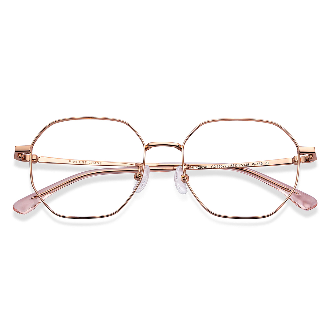 Vincent Chase Online Gold Full Rim Geometric left side