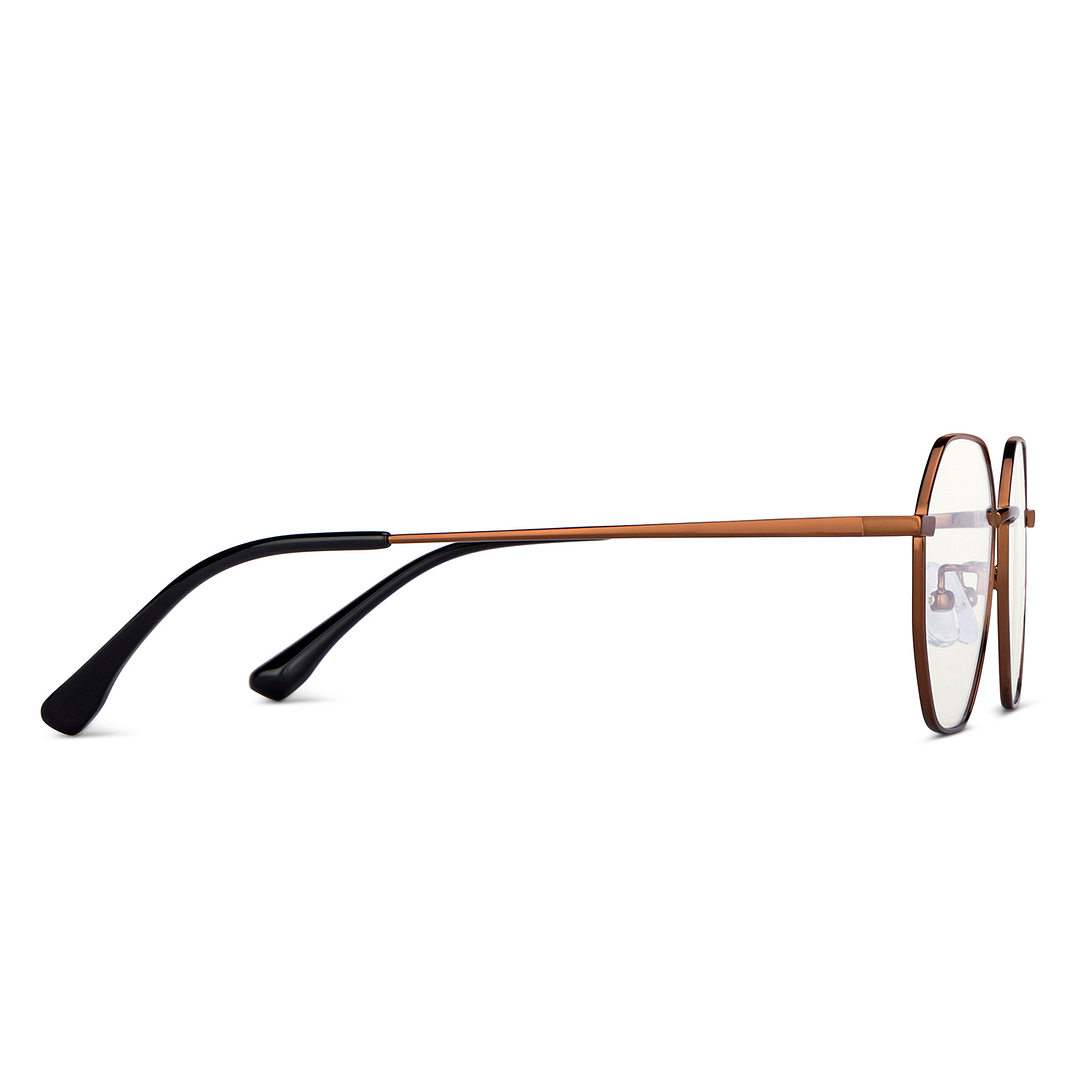 Vincent Chase Online Light Brown Full Rim Geometric left side