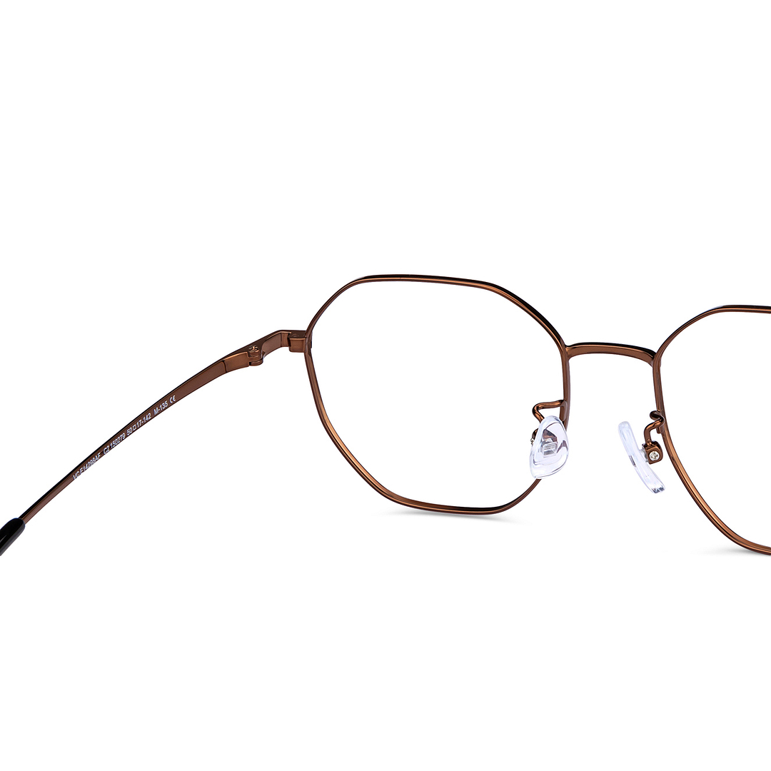Vincent Chase Online Light Brown Full Rim Geometric right side