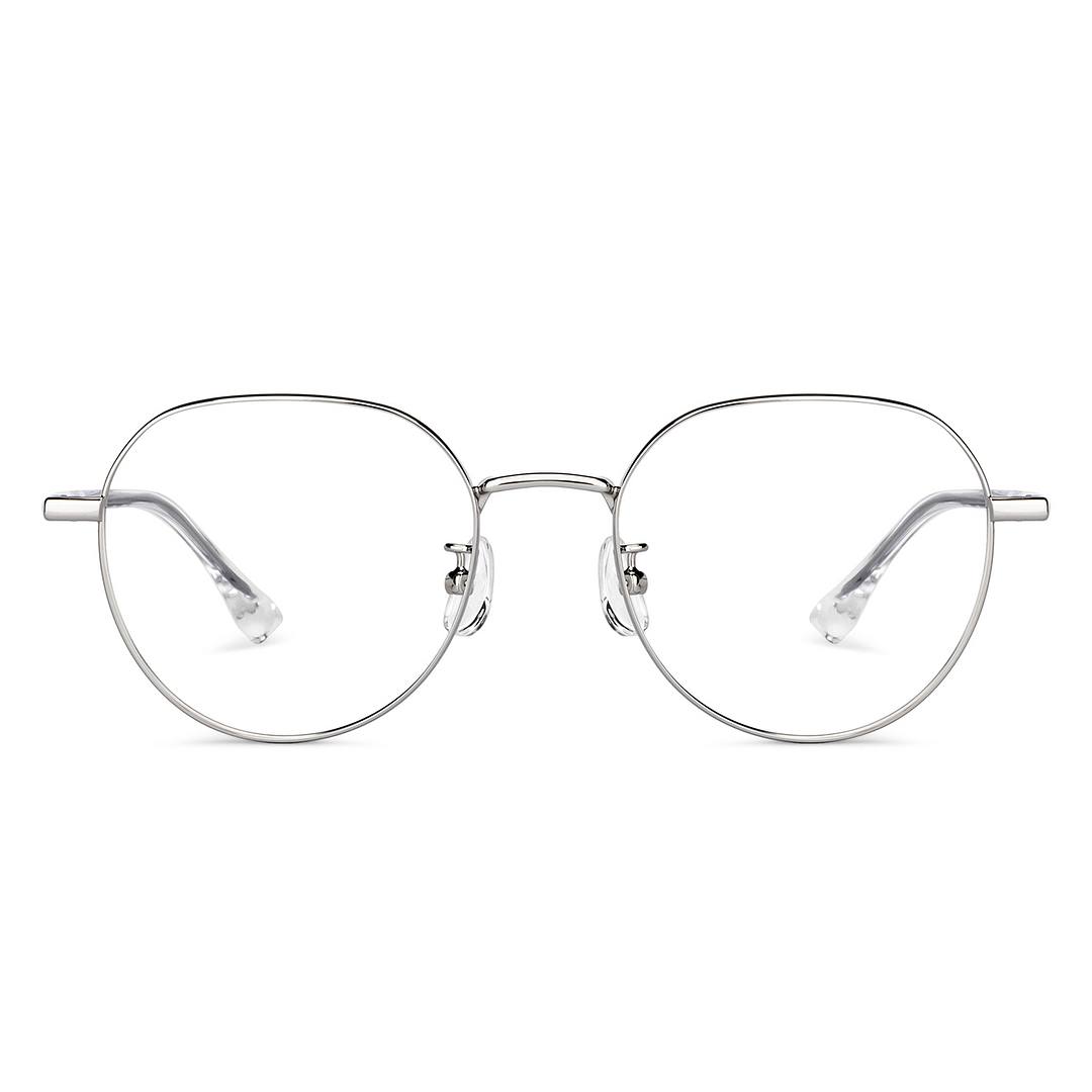 Vincent Chase Online Silver Full Rim Round left side