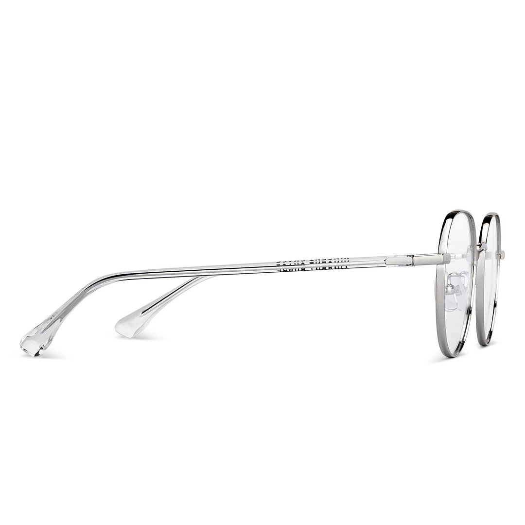Vincent Chase Online Silver Full Rim Round left side