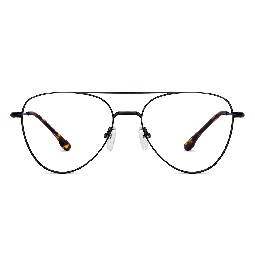 Vincent Chase Online Black Full Rim Aviator left side