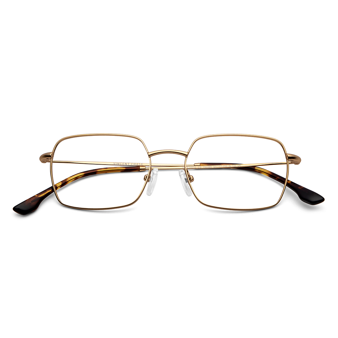 Vincent Chase Online Gold Full Rim Geometric left side
