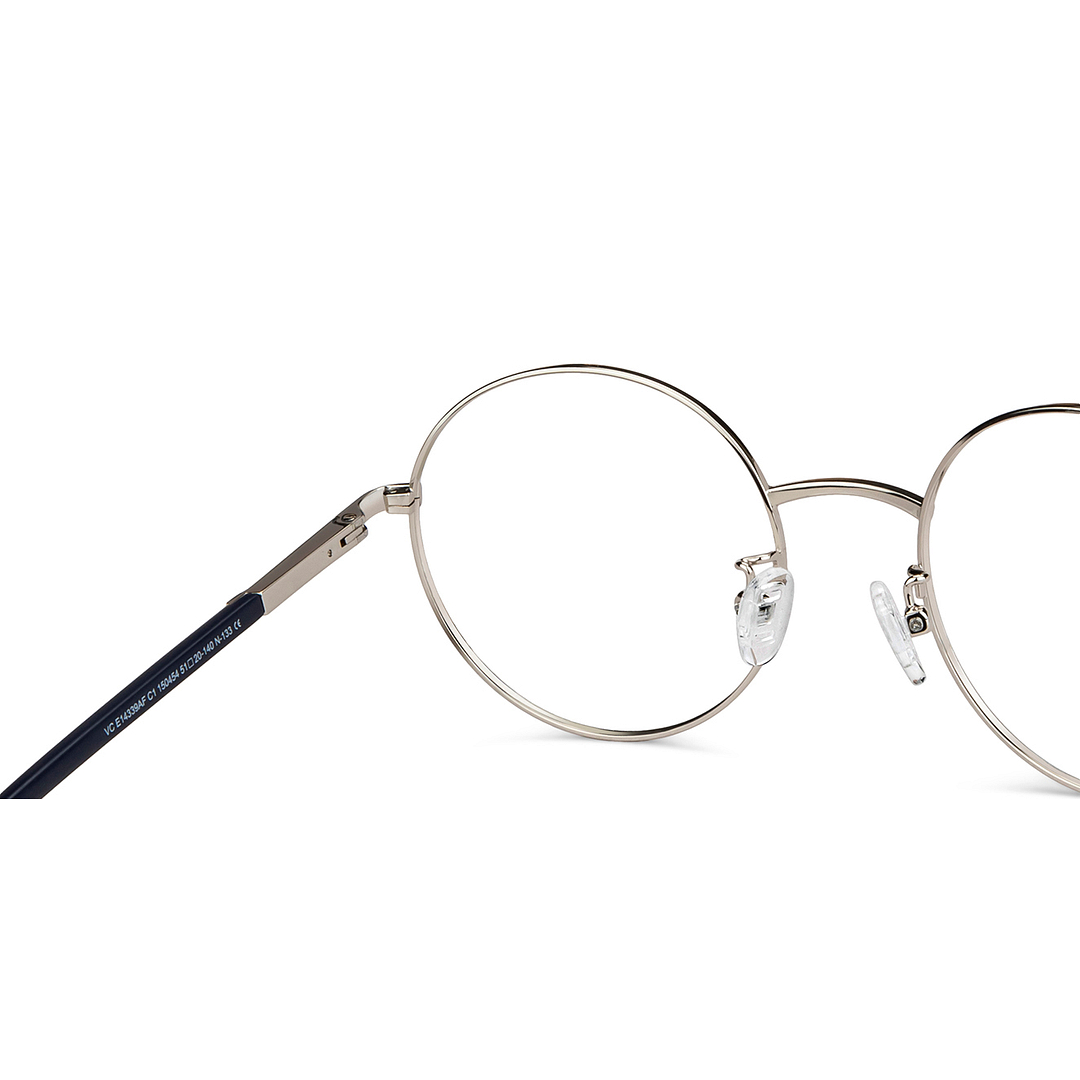 Vincent Chase Online Silver Full Rim Round right side