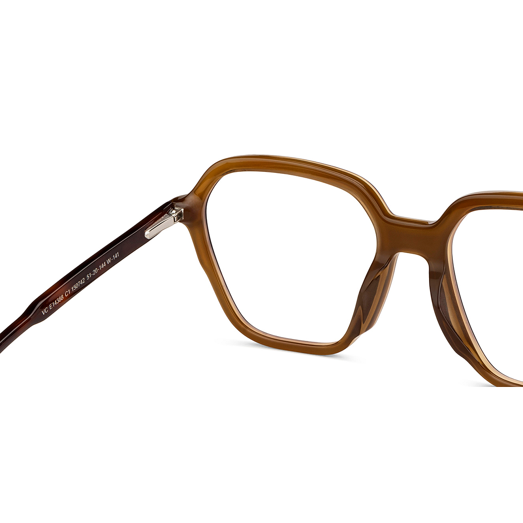 Vincent Chase Online Light Brown Full Rim Geometric right side