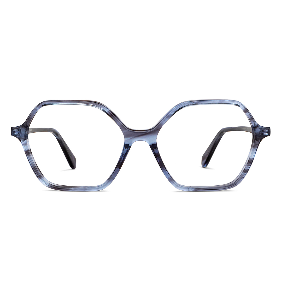 Vincent Chase Online Sky Blue Full Rim Geometric left side