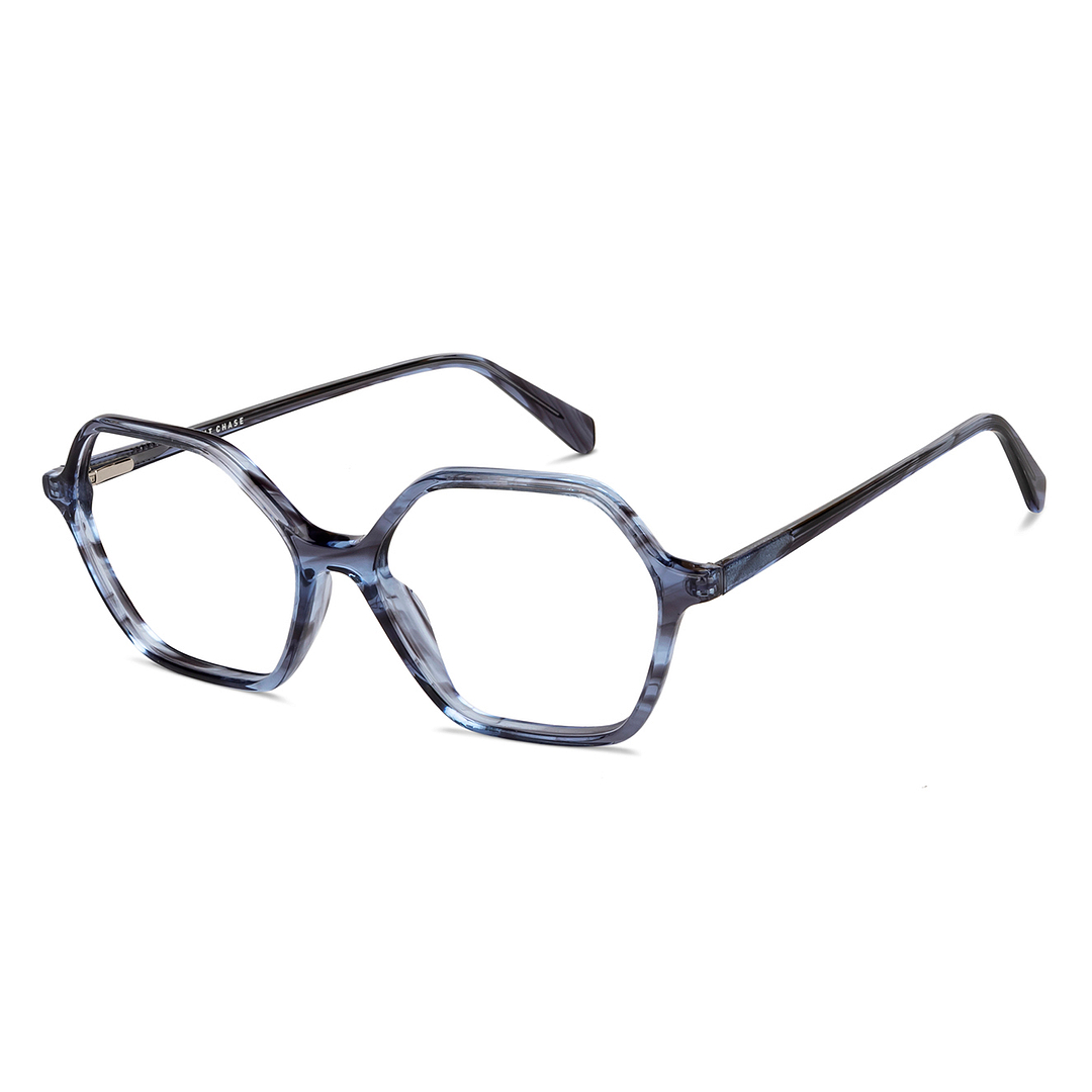 Vincent Chase Online Sky Blue Full Rim Geometric right side