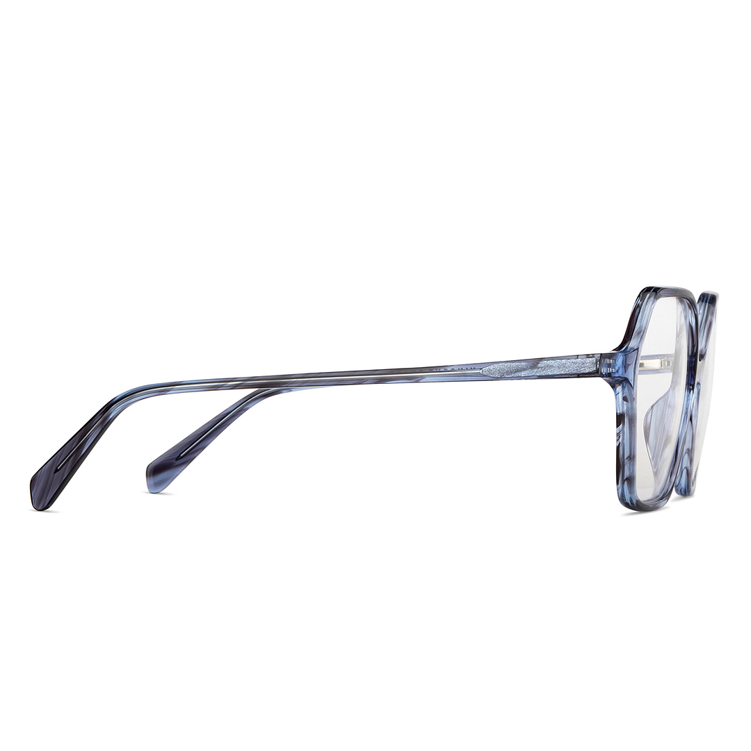 Vincent Chase Online Sky Blue Full Rim Geometric left side