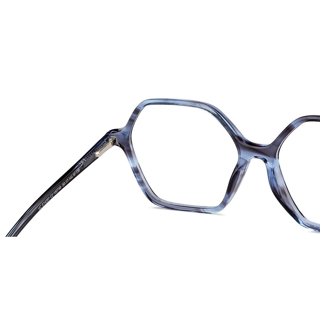 Vincent Chase Online Sky Blue Full Rim Geometric right side