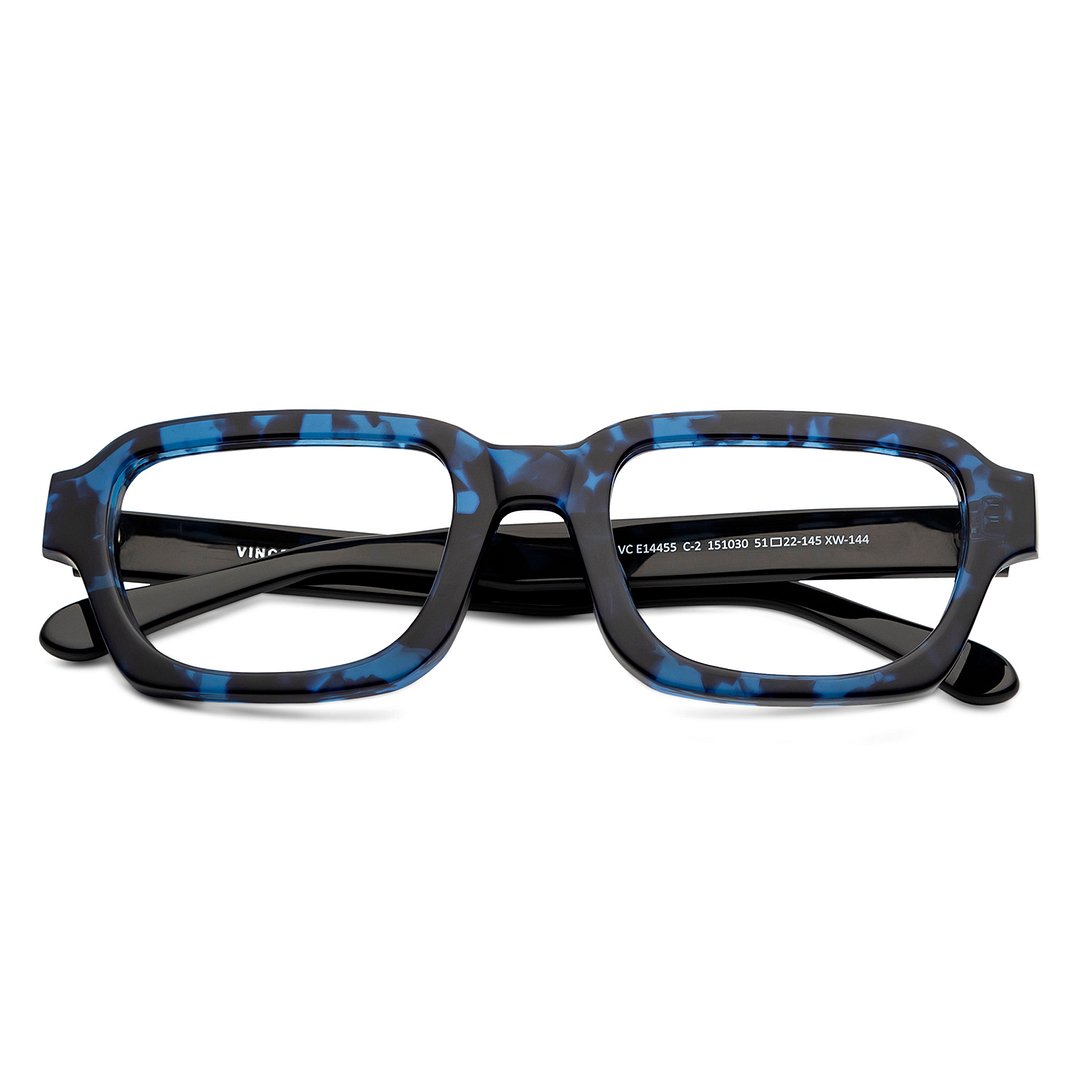 Vincent Chase Online Sky Blue Full Rim Rectangle left side