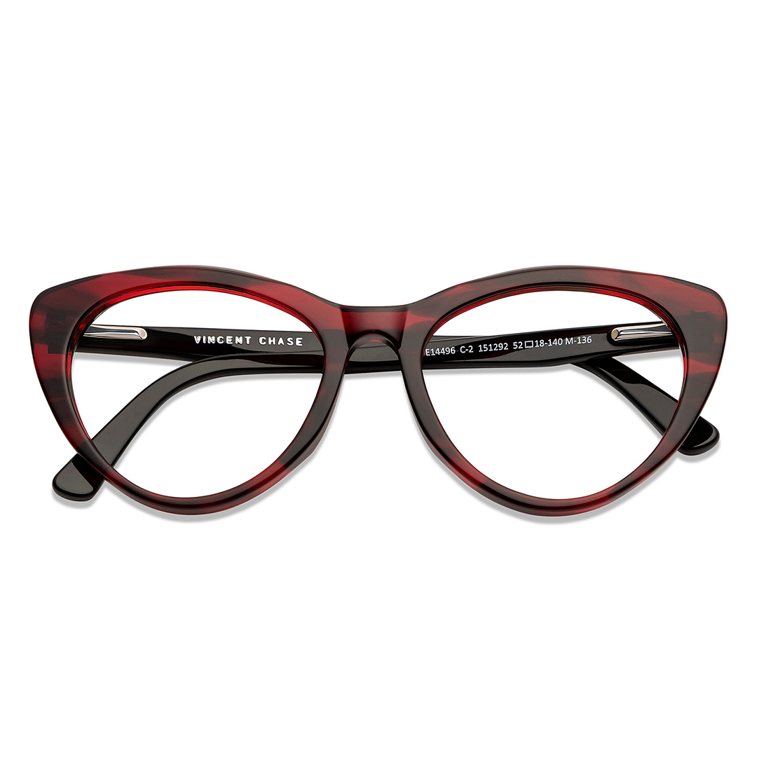 Vincent Chase Online Red Full Rim Cat Eye left side