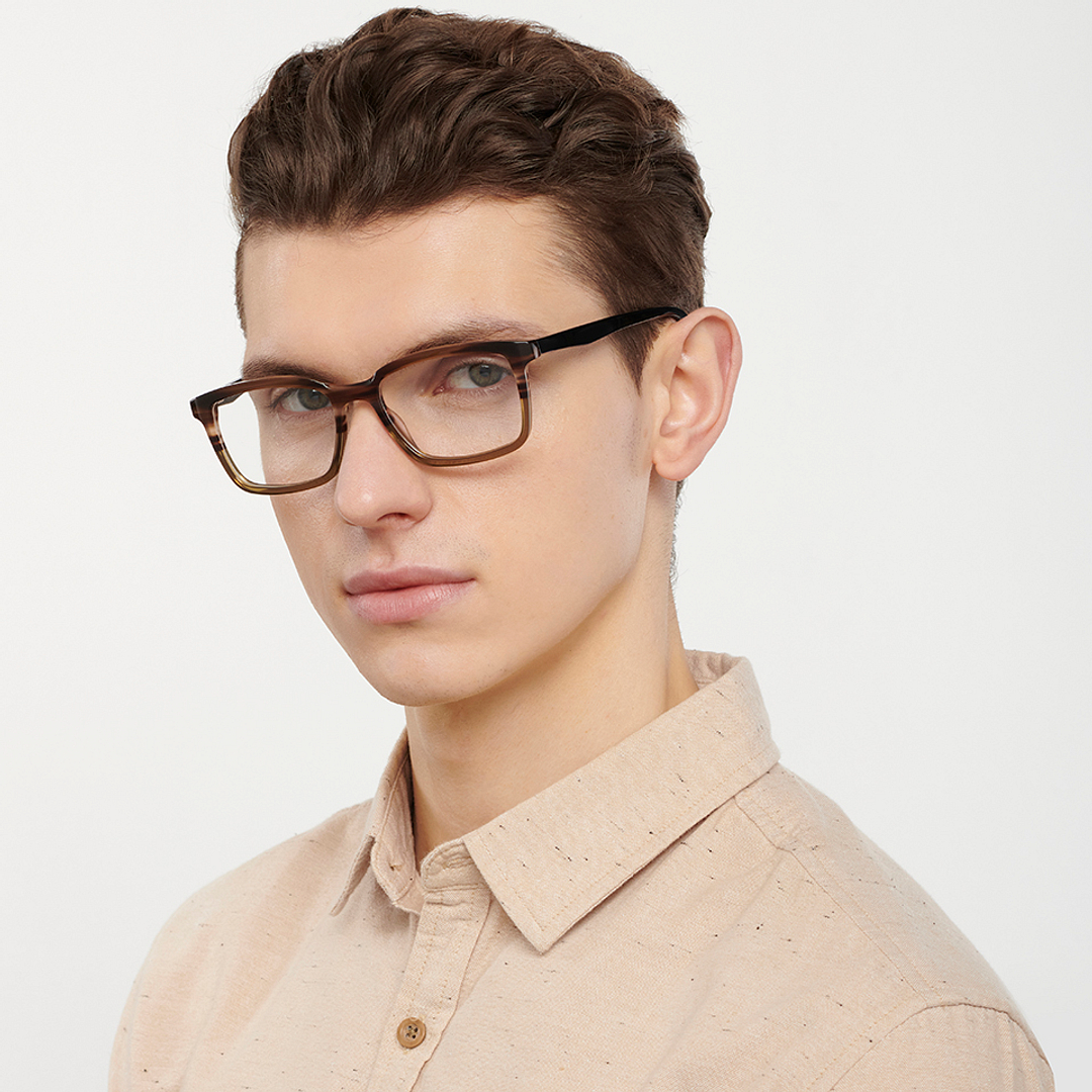 Vincent Chase Online Light Brown Full Rim Rectangle right side