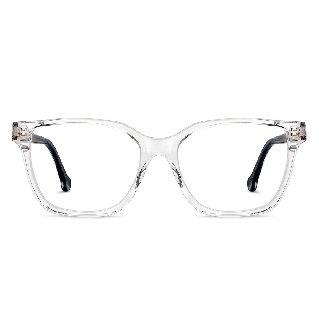 Vincent Chase Online Crystal Transparent Full Rim Square left side
