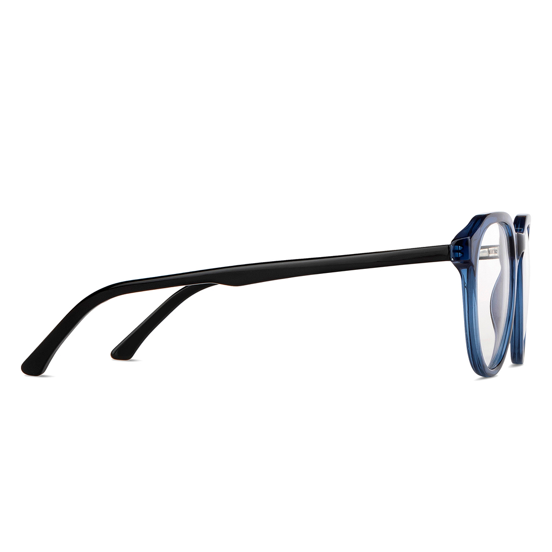 Vincent Chase Online Blue Transparent Full Rim Geometric left side