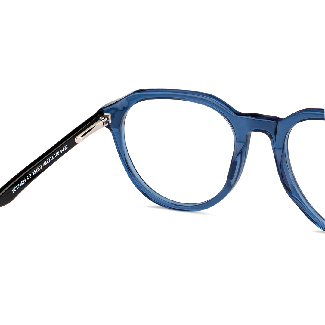 Vincent Chase Online Blue Transparent Full Rim Geometric right side