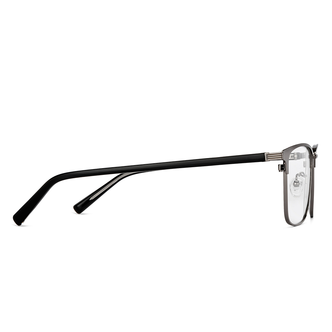 Vincent Chase Online Mid Gunmetal Full Rim Square left side