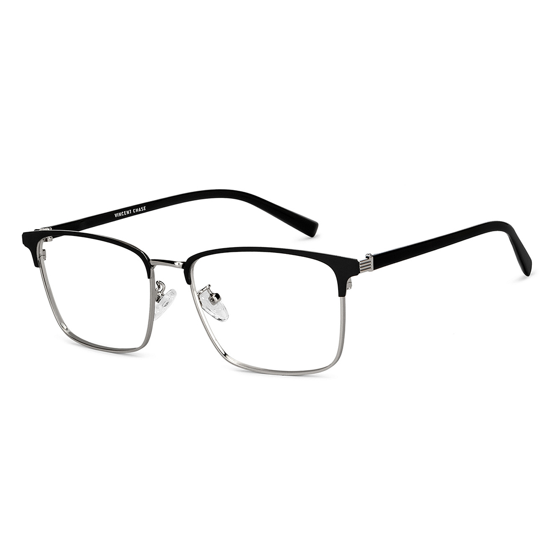 Vincent Chase Online Silver Full Rim Square left side