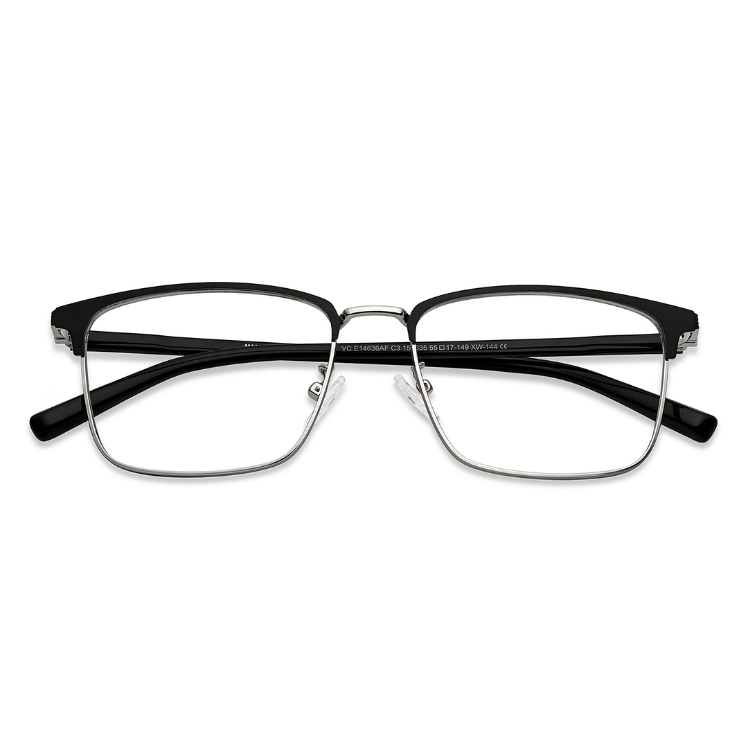 Vincent Chase Online Silver Full Rim Square left side