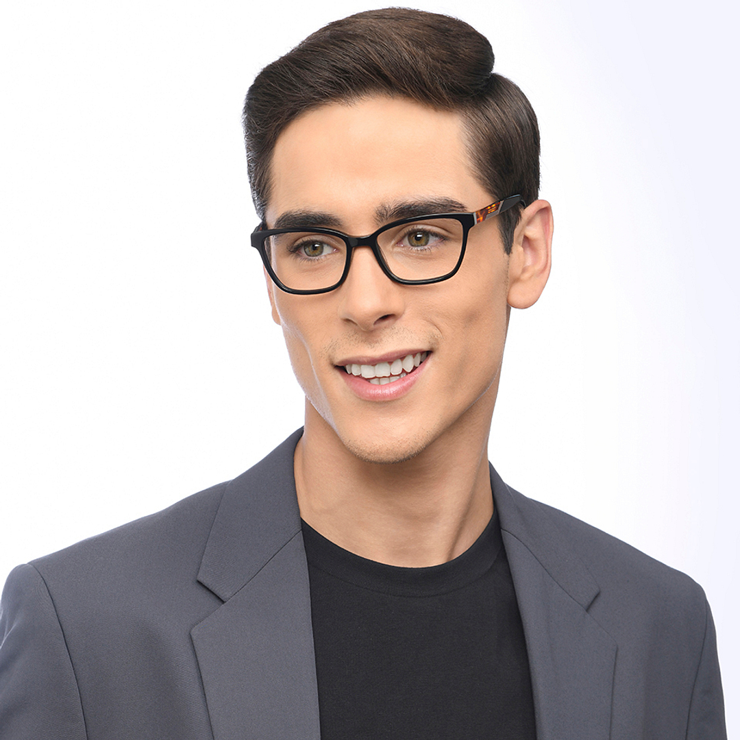 Vincent Chase Online Black Full Rim Cat Eye left side