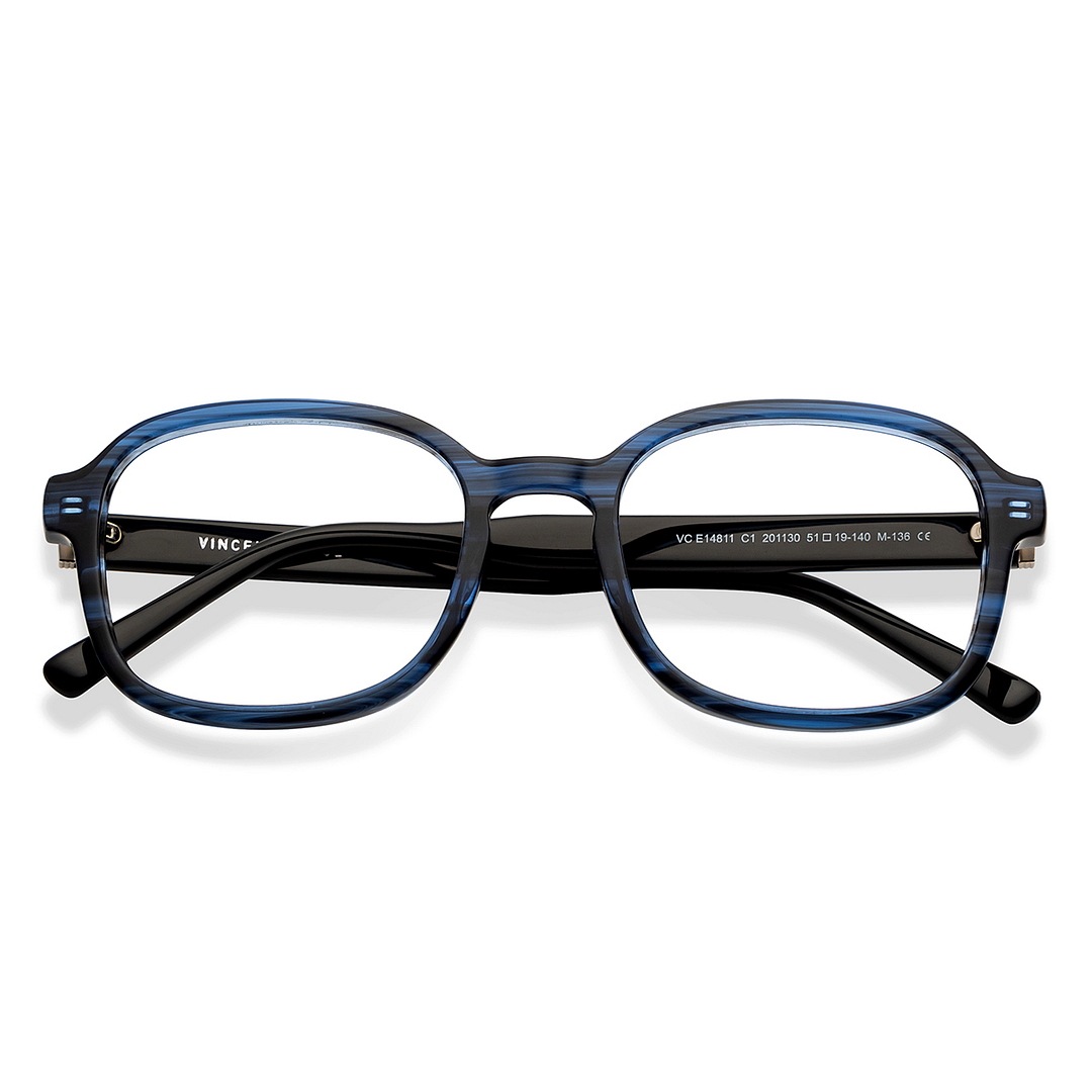 Vincent Chase Online Sky Blue Full Rim Square left side