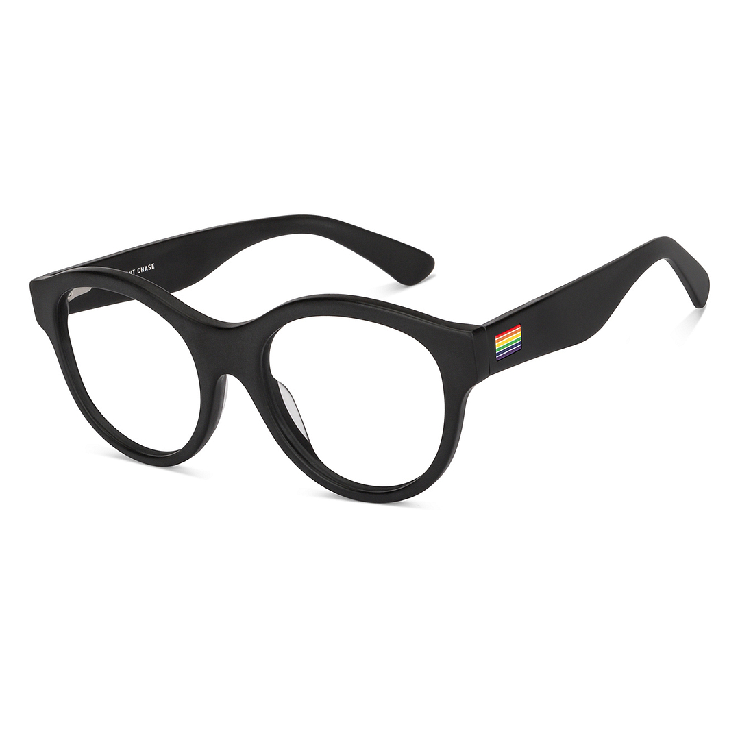 Vincent Chase Online Black Full Rim Round right side