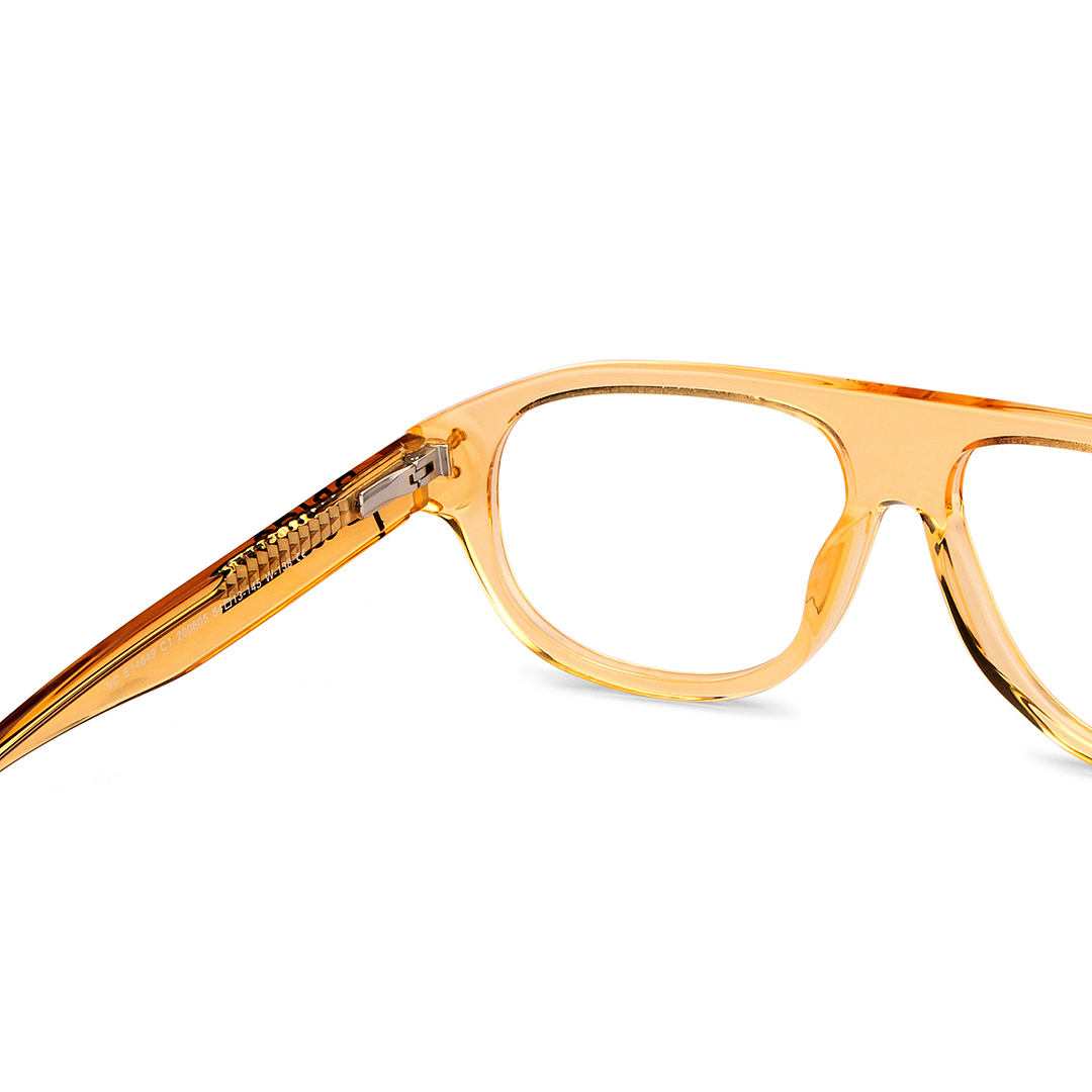 Vincent Chase Online Orange Transparent Full Rim Round right side