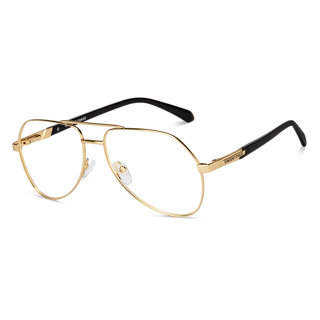 Vincent Chase Online Gold Full Rim Aviator right side
