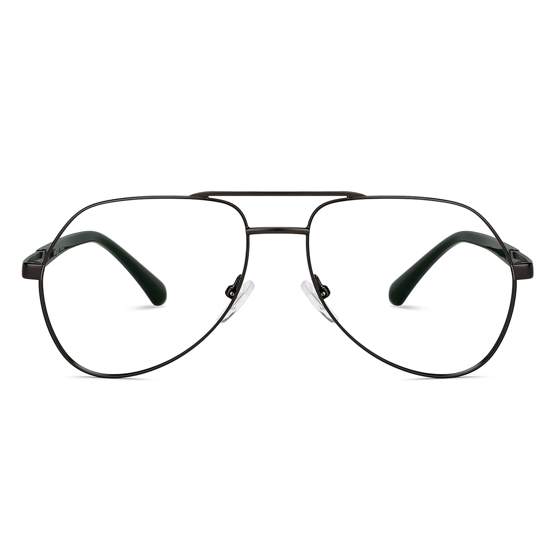 Vincent Chase Online Mid Gunmetal Full Rim Aviator left side