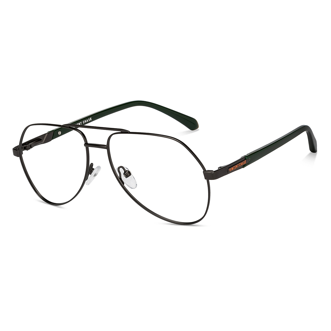 Vincent Chase Online Mid Gunmetal Full Rim Aviator right side